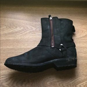 Black Teva Ankle Boots